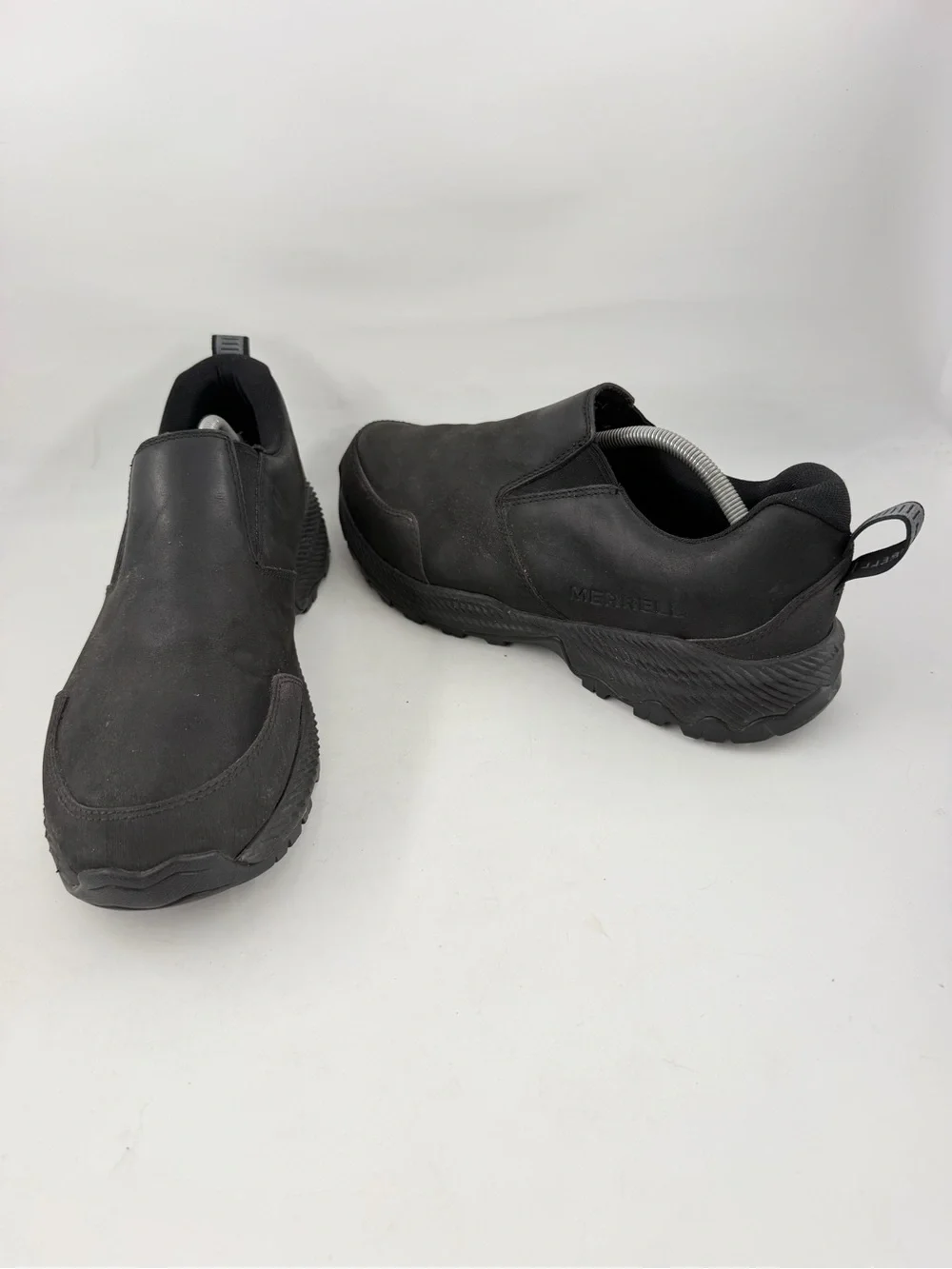 Merrell Men’s Slip-Ins Brown Leather -SZ 11.5- Jungle Moccasins Shoes